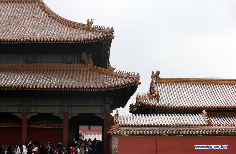 (InPalaceMuseum)CHINA-BEIJING-PALACE MUSEUM-SNOW (CN)