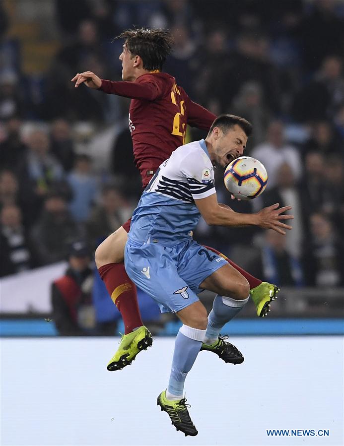 (SP)ITALY-ROME-SOCCER-SERIE A-LAZIO VS ROMA