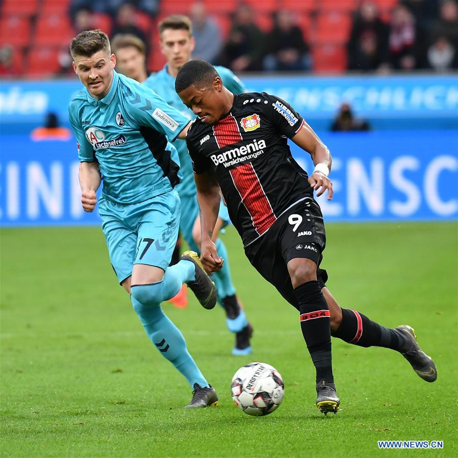 (SP)GERMANY-LEVERKUSEN-SOCCER-BUNDESLIGA-LEVERKUSEN VS FREIBURG