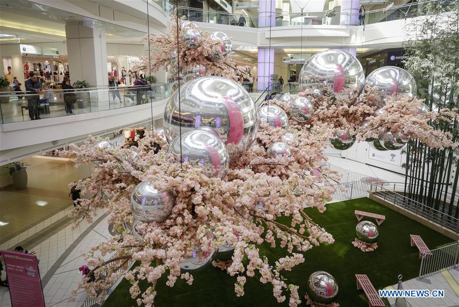 CANADA-VANCOUVER-ART INSTALLATION "BLOSSOM"