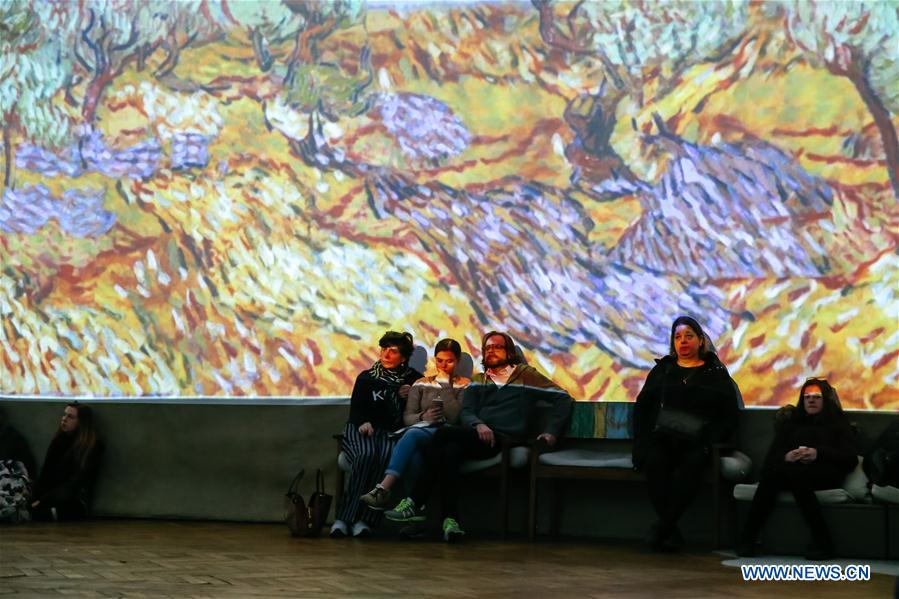 BELGIUM-BRUSSELS-VAN GOGH-IMMERSIVE EXHIBITION