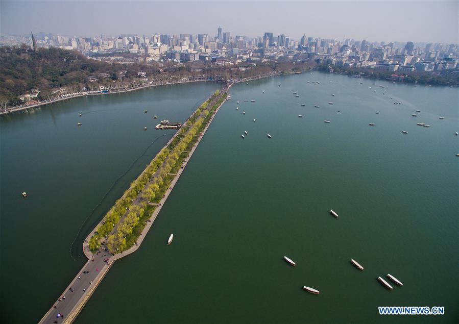 CHINA-ZHEJIANG-HANGZHOU-WEST LAKE-SCENERY (CN)