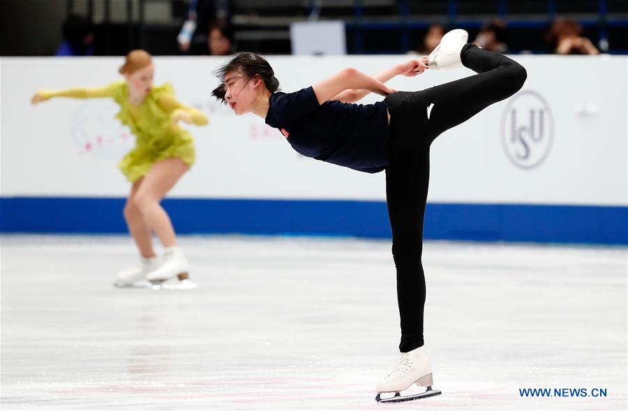 (SP)JAPAN-SAITAMA-FIGURE SKATING-WORLD CHAMPIONSHIPS-TRAINING