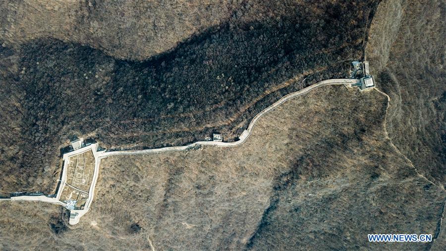 CHINA-BEIJING-GREAT WALL-JIUYANLOU-AERIAL VIEW (CN)