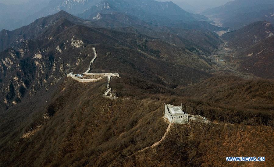 CHINA-BEIJING-GREAT WALL-JIUYANLOU-AERIAL VIEW (CN)