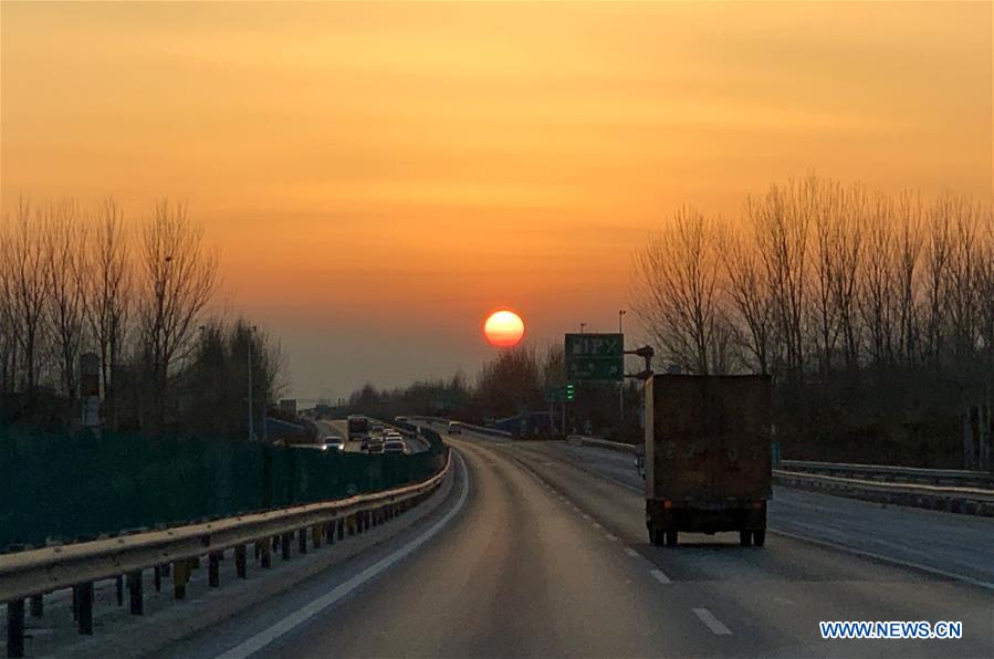 (BeijingCandid)CHINA-BEIJING-SUNSET (CN)