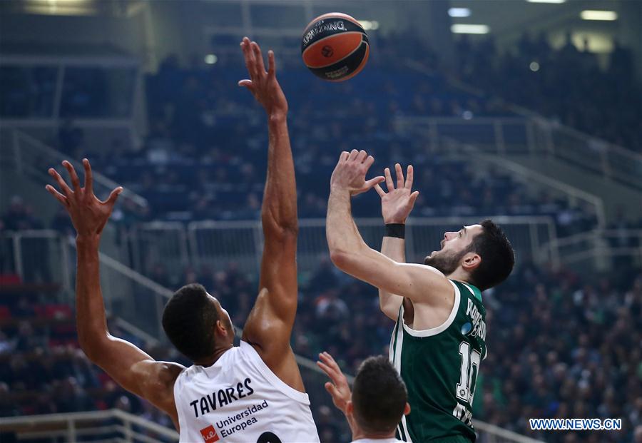 (SP)GREECE-ATHENS-BASKETBALL-EUROLEAGUE-PANATHINAIKOS VS REAL MADRID