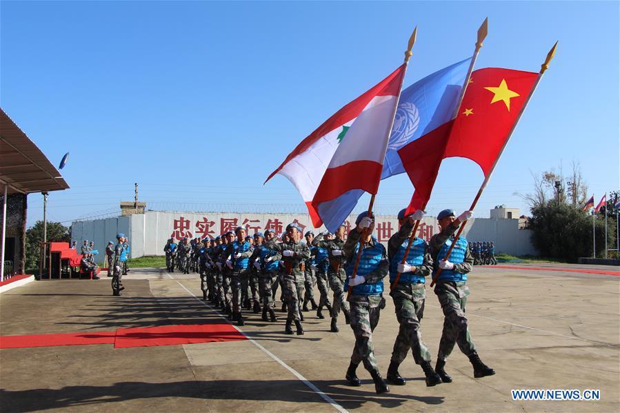 LEBANON-BEIRUT-CHINESE PEACEKEEPER-UN MEDAL