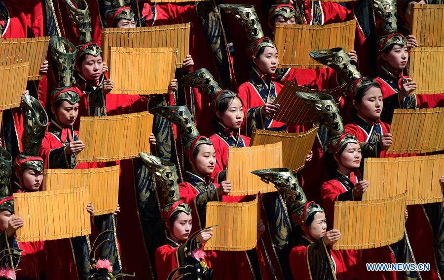 CHINA-SHAANXI-HUANGDI-CEREMONY (CN)