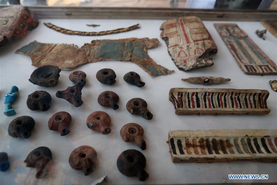 EGYPT-SOHAG-PTOLEMAIC-ERA TOMB-DISCOVERY