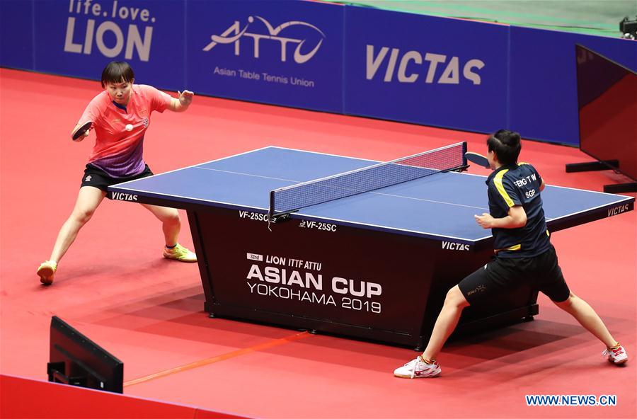 (SP)JAPAN-YOKOHAMA-TABLE TENNIS-ITTF ASIAN CUP 2019-SEMIFINALS