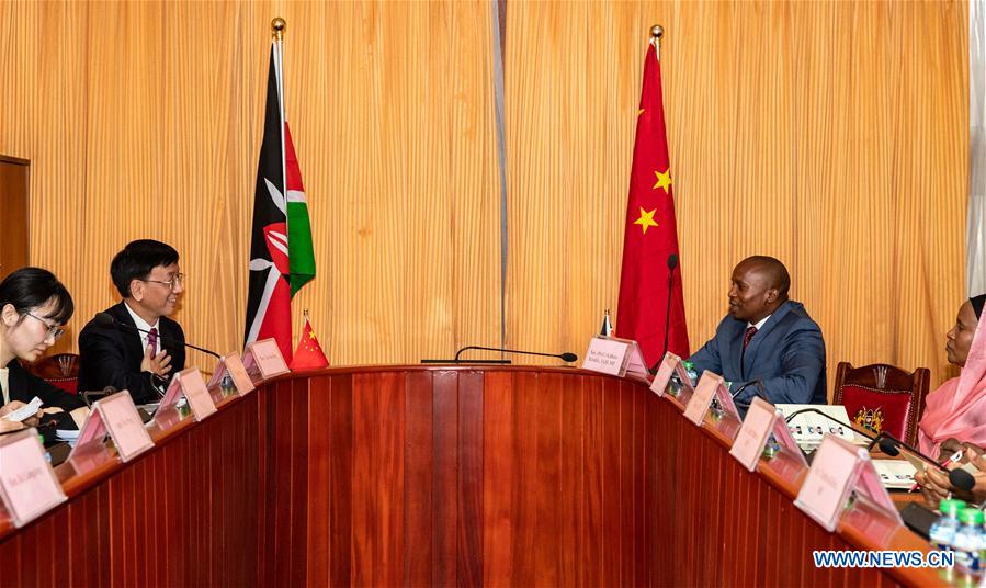 KENYA-NAIROBI-CHINA-CAO JIANMING-MEETING