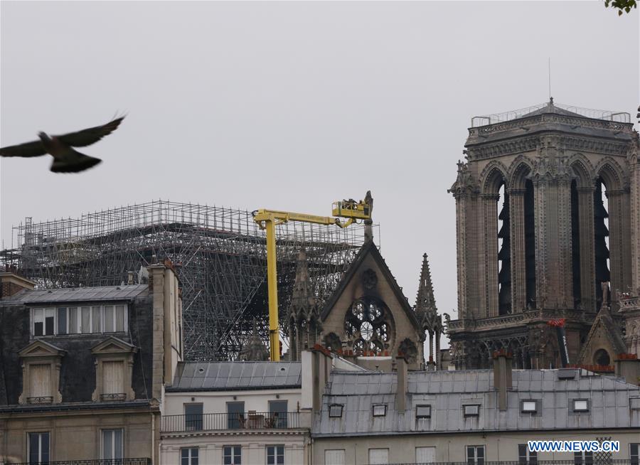 FRANCE-PARIS-NOTRE DAME CATHEDRAL-AFTERMATH