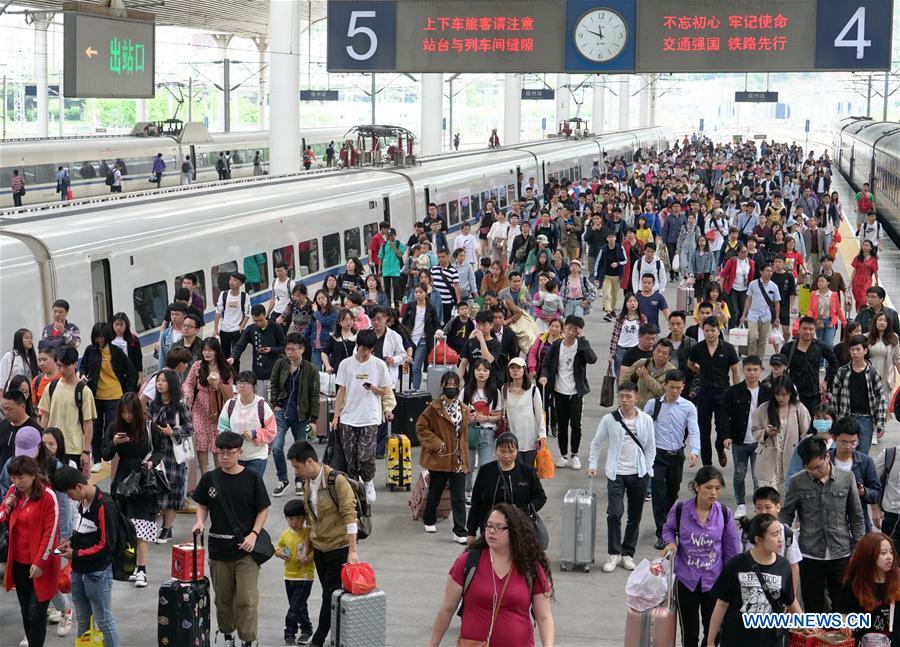 CHINA-FUZHOU-RAILWAY-LABOR DAY HOLIDAY-TRAVEL RUSH (CN)