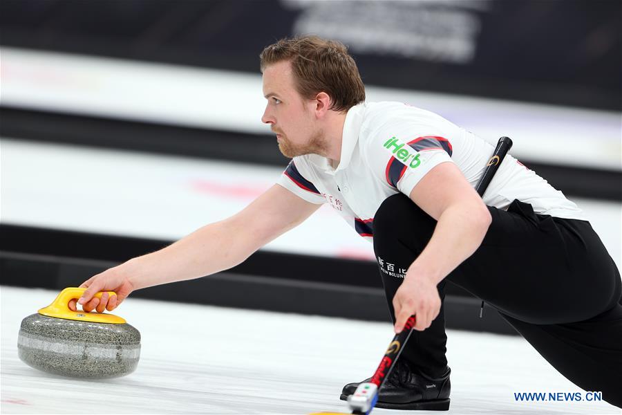 (SP)CHINA-BEIJING-CURLING-WCF WORLD CUP-GRAND FINAL-MIXED DOUBLES FINAL (CN)