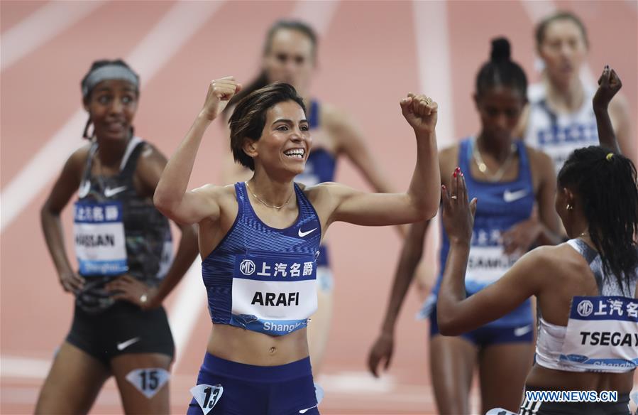 (SP)CHINA-SHANGHAI-ATHLETICS-IAAF-DIAMOND LEAGUE-WOMEN'S 1500M (CN)