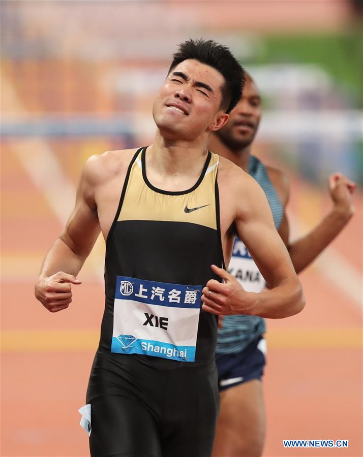 (SP)CHINA-SHANGHAI-ATHLETICS-IAAF-DIAMOND LEAGUE-MEN'S 110M HURDLES (CN)