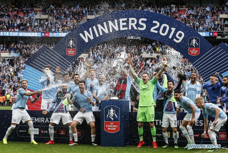 (SP)BRITAIN-LONDON-FOOTBALL-FA CUP-FINAL-MAN CITY VS WATFORD