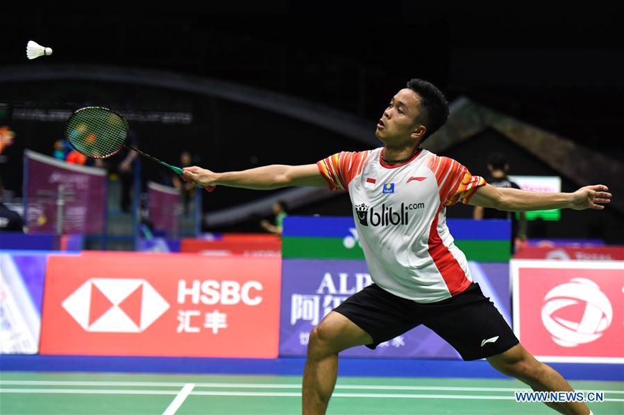 (SP)CHINA-NANNING-BADMINTON-TOTAL BWF SUDIRMAN CUP 2019-INDONESIA VS ENGLAND (CN)