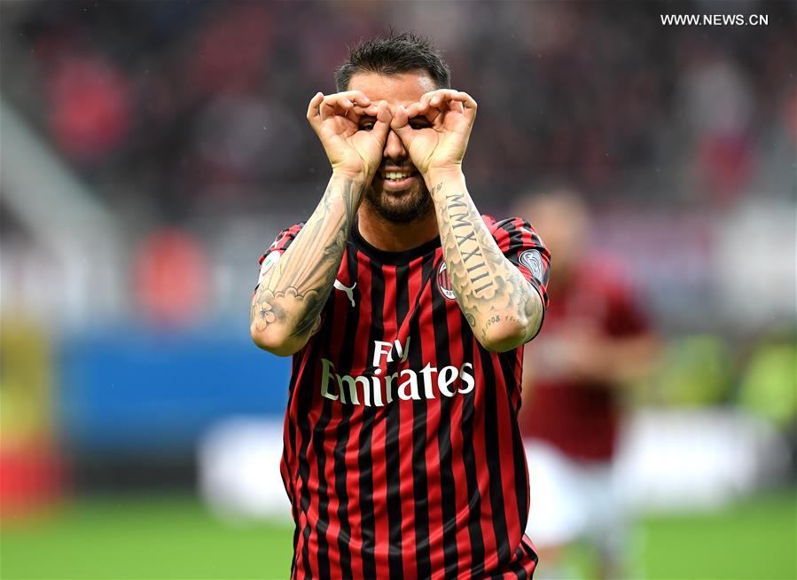 (SP)ITALY-MILAN-SOCCER-SERIE A-AC MILAN VS FROSINONE