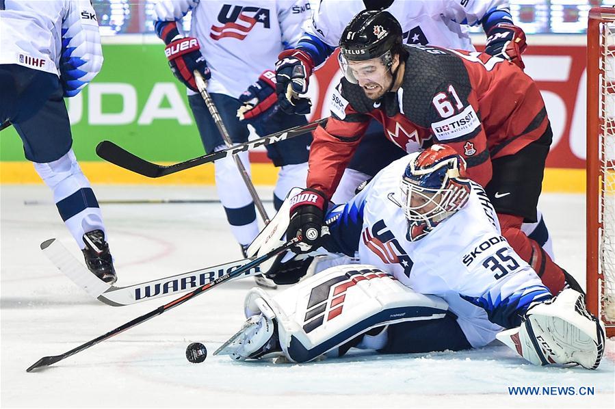 (SP)SLOVAKIA-KOSICE-ICE HOCKEY-IIHF-WORLD CHAMPIONSHIP-GROUP A-CAN VS USA