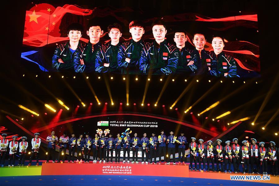 (SP)CHINA-NANNING-BADMINTON-SUDIRMAN CUP 2019(CN)