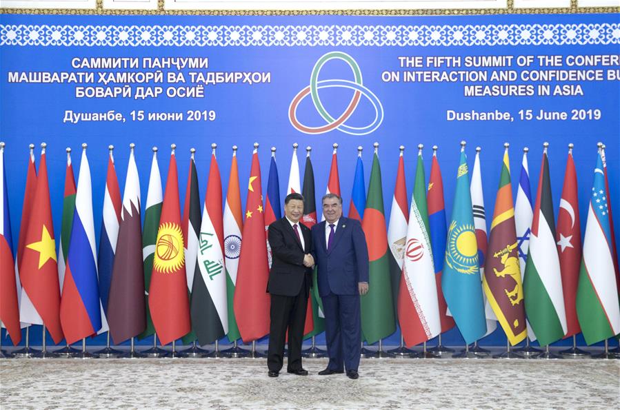 TAJIKISTAN-DUSHANBE-XI JINPING-CICA-SUMMIT