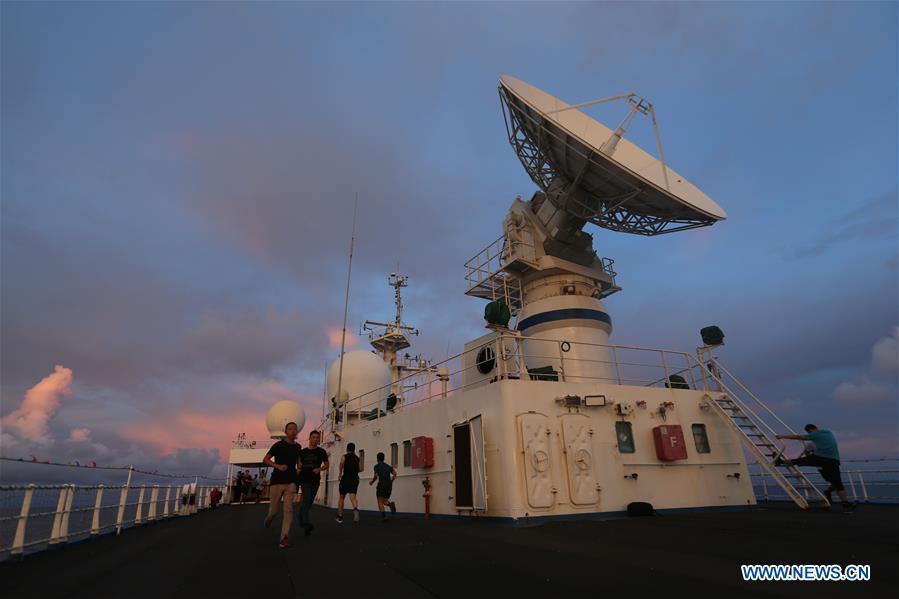 PACIFIC OCEAN-CHINA-SPACECRAFT TRACKING SHIP-YUANWANG 3-EQUATOR