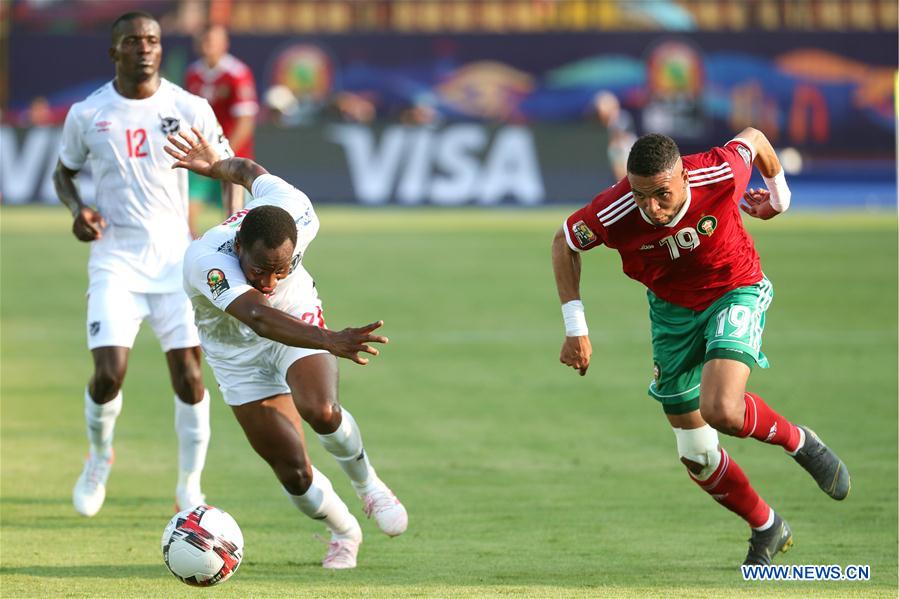 (SP)EGYPT-CAIRO-SOCCER-AFRICAN CUP-MOROCCO VS NAMIBIA