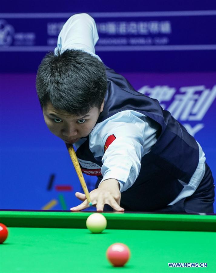 (SP)CHINA-JIANGSU-WUXI-SNOOKER WORLD CUP(CN)