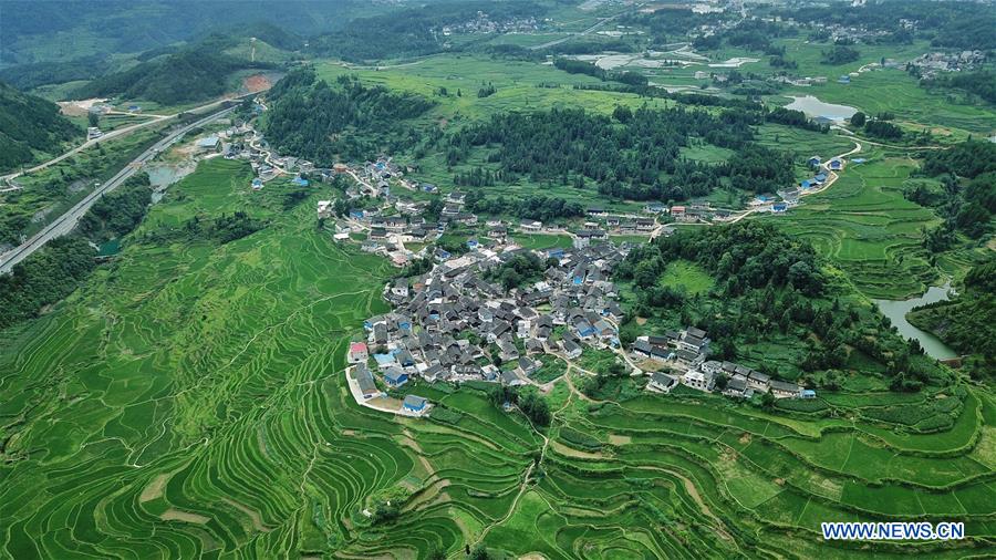 CHINA-GUIZHOU-DANZHAI-TERRACED FIELD-SCENERY (CN)