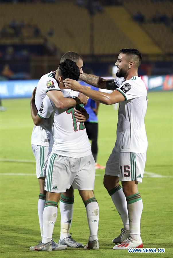 (SP)EGYPT-CAIRO-FOOTBALL-AFRICA CUP OF NATIONS-ALGERIA VS TANZANIA