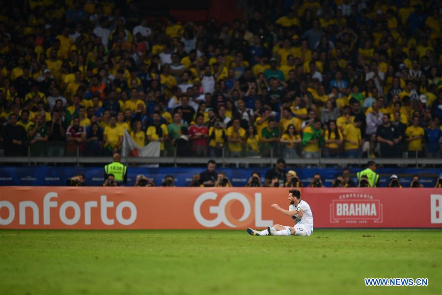 (SP)BRAZIL-BELO HORIZONTE-FOOTBALL-COPA AMERICA 2019-ARGENTINA VS BRAZIL