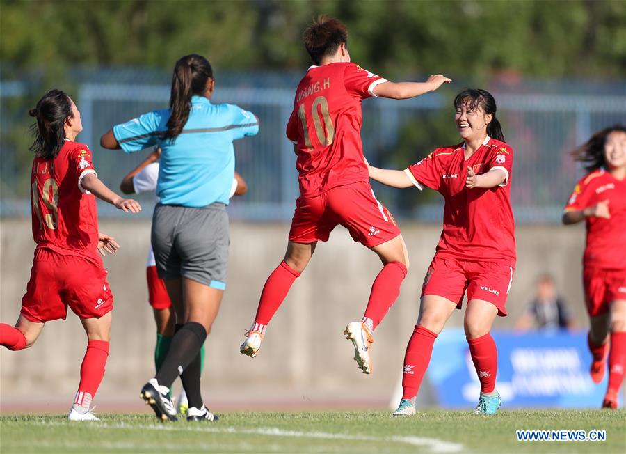 (SP)ITALY-NAPLES-SUMMER UNIVERSIADE-WOMEN'S FOOTBALL-CHN VS MEX