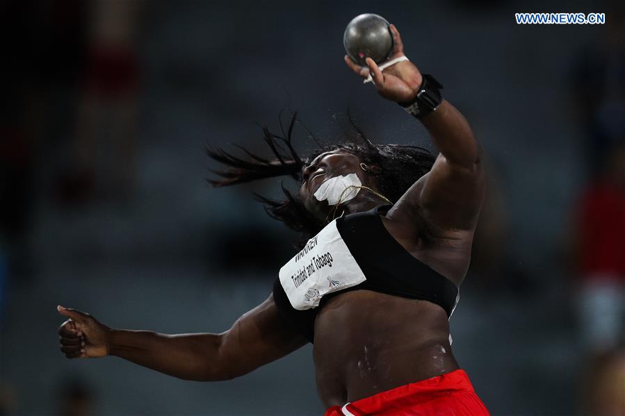 (SP)ITALY-NAPLES-SUMMER UNIVERSIADE-ATHLETICS-WOMEN'S SHOT PUT-FINAL