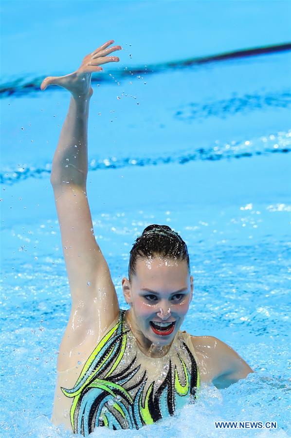 (SP)SOUTH KOREA-GWANGJU-FINA WORLD CHAMPIONSHIPS-ARTISTIC SWIMMING-WOMEN'S SOLO TECHNICAL FINAL