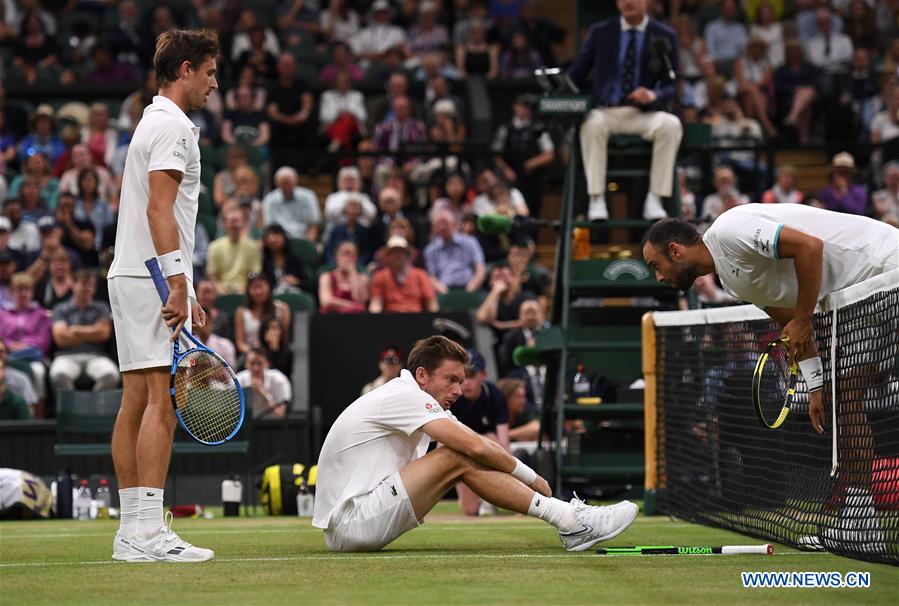 (SP)BRITAIN-LONDON-TENNIS-WIMBLEDON-MEN'S DOUBLES-FINAL-DAY 12