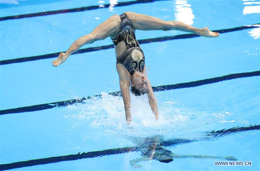 (SP)SOUTH KOREA-GWANGJU-FINA WORLD CHAMPIONSHIPS-ARTISTIC SWIMMING-WOMEN'S DUET TECHNICAL-FINAL