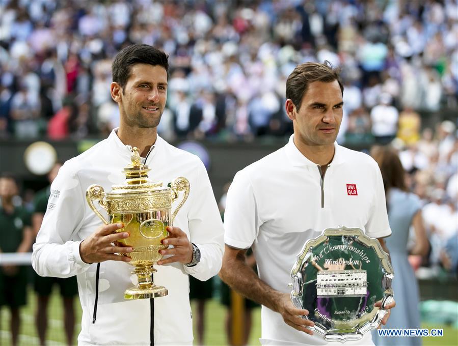 (SP)BRITAIN-LONDON-TENNIS-WIMBLEDON CHAMPIONSHIPS 2019-MEN'S SINGLES-FINAL