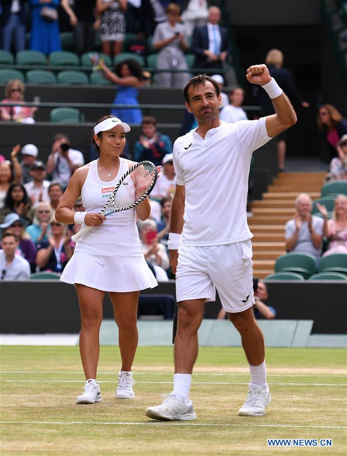 (SP)BRITAIN-LONDON-TENNIS-WIMBLEDON-MIXED DOUBLES-FINAL