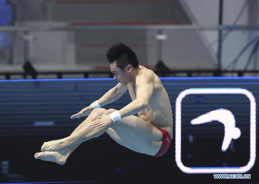 (SP)SOUTH KOREA-GWANGJU-FINA WORLD CHAMPIONSHIPS-DIVING-MEN'S 3M SPRINGBOARD SEMIFINAL