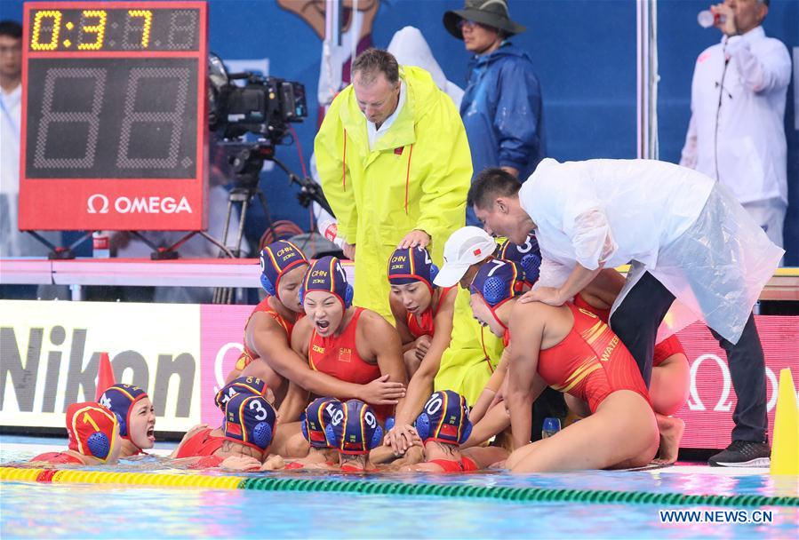 (SP)SOUTH KOREA-GWANGJU-FINA WORLD CHAMPIONSHIPS-WATER POLO-WOMEN'S PRELIMINARY ROUND