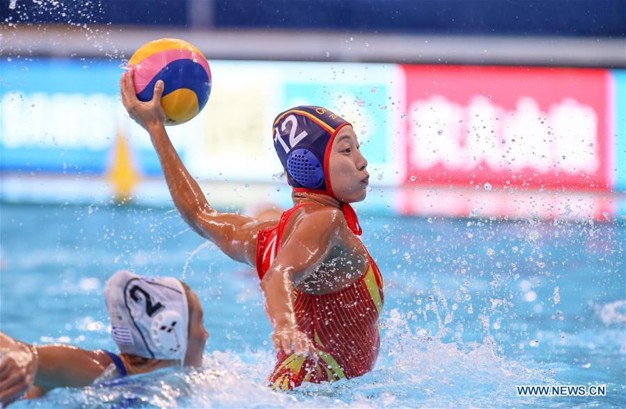 (SP)SOUTH KOREA-GWANGJU-FINA WORLD CHAMPIONSHIPS-WATER POLO-WOMEN'S PRELIMINARY ROUND