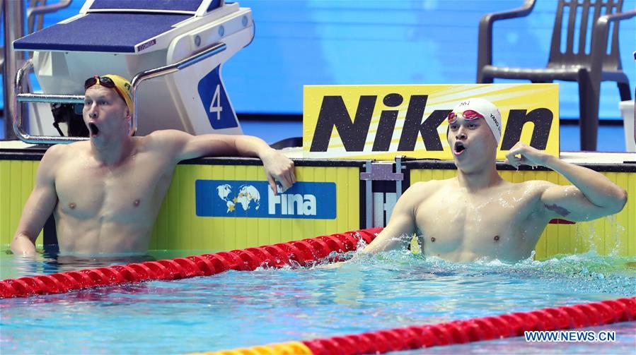 (SP)SOUTH KOREA-GWANGJU-FINA WORLD CHAMPIONSHIPS-SWIMMING-DAY 3