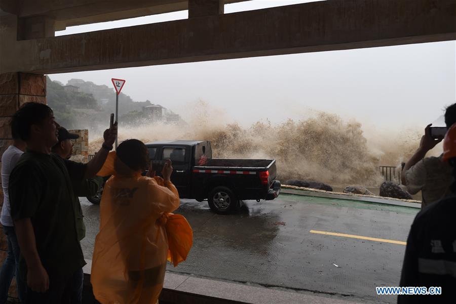 CHINA-ZHEJIANG-WENLING-TYPHOON-LEKIMA (CN)