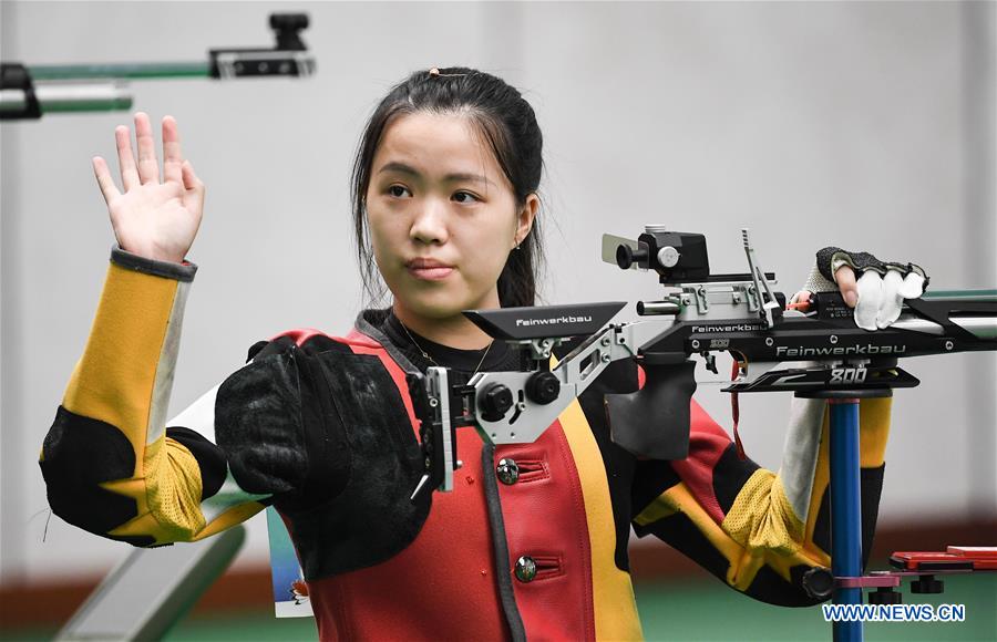 (SP)CHINA-TAIYUAN-2ND YOUTH GAMES-SHOOTING- WOMEN'S 10M AIR RIFLE(CN)