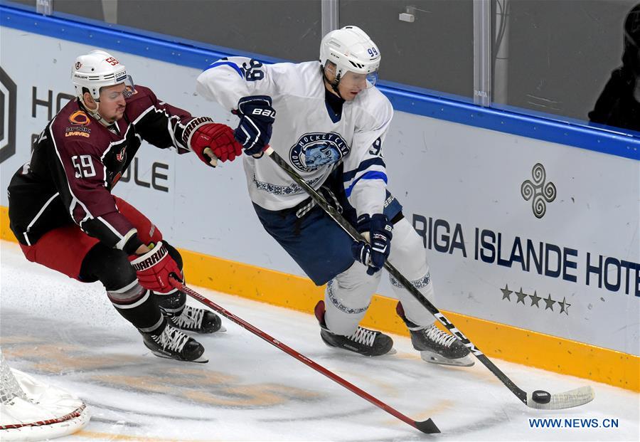 (SP)LATVIA-RIGA-ICE HOCKEY-RAILWAY CUP-MINSK DINAMO VS AVTOMOBILIST