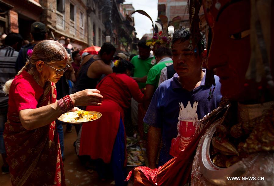 NEPAL-BHAKTAPUR-PANCHA DAN FESTIVAL