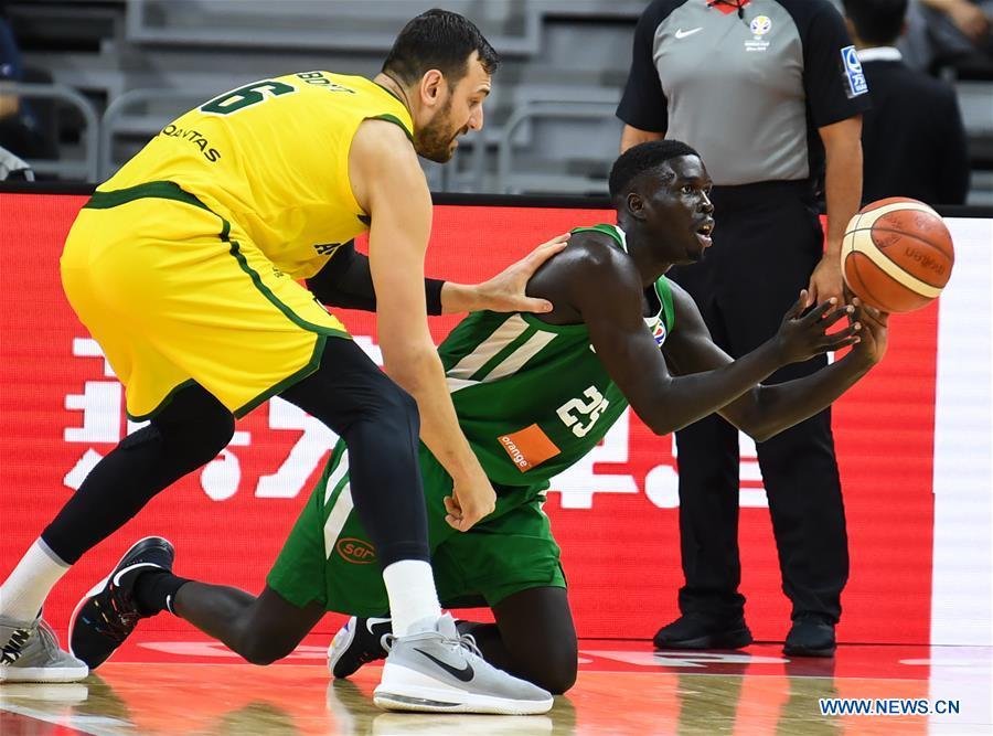 (SP)CHINA-DONGGUAN-BASKETBALL-FIBA WORLD CUP-GROUP H-AUSTRALIA VS SENEGAL (CN)