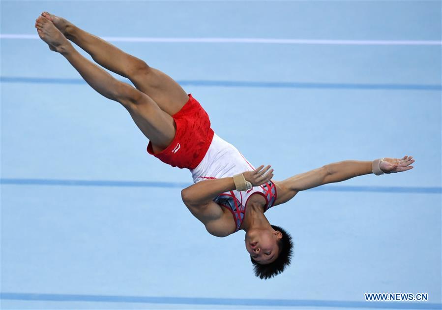 (SP)CHINA-SHAANXI-XI'AN-GYMNASTICS-CHINESE NATIONAL CHAMPIONSHIPS (CN)